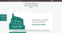 Desktop Screenshot of carolinehistory.org