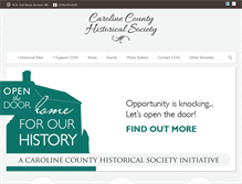Tablet Screenshot of carolinehistory.org